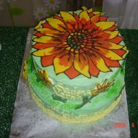 Sunflower Sunflower cake