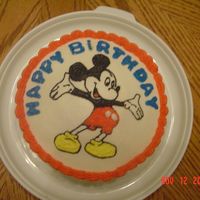 Mickey Mouse Gel transfer