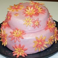 Third Attempt At Fondant... Thanks to the help of Lea aka Teekakes, my third attempt turned out pretty good. We had no help from the weather though! It was really...