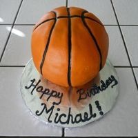 Basket Ball I made this cake for a friends nephew