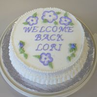 Welcome Back I made this for a co-worker who returned to work after a long illness. She was delighted--and my co-workers were stunned that I could do...