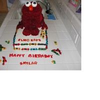 Elmo Cake I was so nervous making this cake! I even bought extra stuff, just in case I couldn't do it and my neice still needed a cake! I had a...