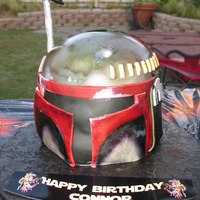 Boba Fett Boba Fett Helmet cake