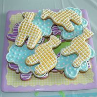 Baby Shower Cookies Sugar cookies decorated with royal icing