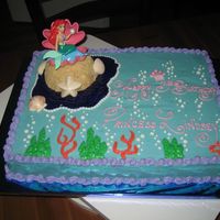 Little Mermaid Ariel Cake 