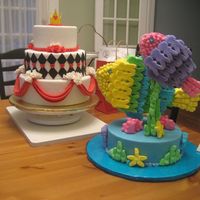 Tropical Peeps Fish (And Other) OK....there is no cake actually involved in my PEEPS sculptre. Done for the Great Amercian Cake show. used fondant to cover basis,...