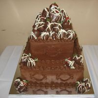 Phpegnmjxpm.jpg choc cake with Bailey's chocolate buttercream. Choc covered strawberries