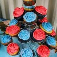 "cars" Baby Shower These are the cupcakes I made to go with the cake for a "Cars" themed baby shower.