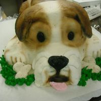 Bulldog Bulldog done in all buttercreme