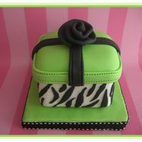 Mini Zebra Cake Chocolate mini cake. Measures 2.5 x 2.5 inches. I just loved to make this mini cake.