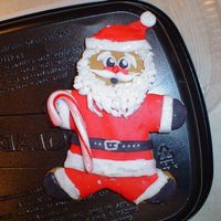 Santa Gingerbread Man 