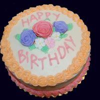 Cbday_Blk.jpg simple buttercream birthday cake with sugar roses
