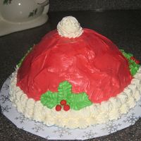 Santa Hat Made using the Wilton wonder mold