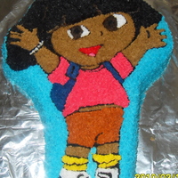 Mi Foto De Dora Aqui esta mi foto del bizcocho de Dora diganme como se ve.