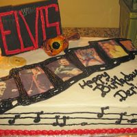 Elvis, Still The King So excited to do this cake! I love Elvis and living in Memphis, I just don't get any requests for them. This was made for an Elvis...