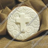 First Communion/babtism Roll out sugar cookie with fondant
