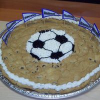 Soccer Cookie Cake 