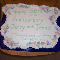 Cupcake Anniversary Cake Very easy cake. I don't really understand the quote but that's what my cousin ordered. Its from a song that my uncle sings all...