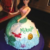 Mmf Mermaid Tail This was my first fondant attempt ever! I think it turned out great... I made MMF for the tail and added luster powder to it in contrasting...
