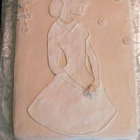 Bridal Silhouette Something I tried with the wilton pattern from a past yearbook...not too crazy about it. The face gave me fits so I just made a little veil...