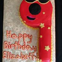 Dressed To The Nines Girl with a "Dressed to the Nines" theme wanting a number 9 shaped cake. I really need to improve my writing!