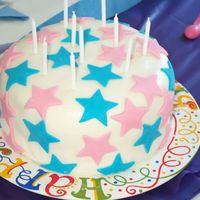 Mmf Star Bday Cake A better/full view of the first attempt at MMF...