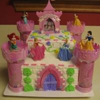 Disney Princess Castle Cake I made this cake for my daughter's 4th birthday party. I was really happy with the way it turned out. I ordered the kit off of ebay...