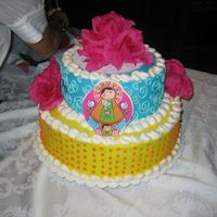 Distroller Virgen Mary Cake I made this cake for a baby shower. The theme was Mary and child. It was a very colorful cake. I had to make some repairs so the new...