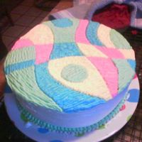 Art Deco Birthday Cake This cake was for one of hockeygirl's co-workers. We had been to her house not long before that and I noticed she had several...