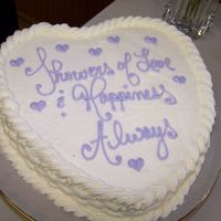 Hearts Of Love 1 This is one of the shower cakes for my DD's bridal shower. There were two one chocolate and one vanilla. Basketweave was done on both...