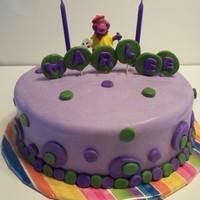 Barney Birthday Cake 