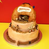 Indiana Jones This is an Indiana Jones cake that I made for my son's 7th birthday.