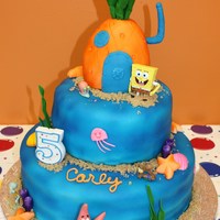 Spongebob Birthday Cake This is a Sponge Bob cake I made for my daughter's 5th birthday.
