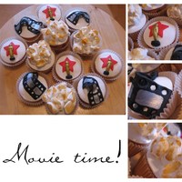 Movie Cupcakes! Just a snack before going to the cinema with friends!