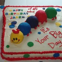 Baby Einstein Cake This was for a baby's first birthday. The smash cake is identical