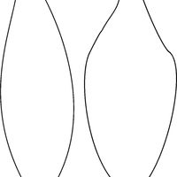 Lily Petal Template Made my Stargazers using these templates, which were made from a real Pink lily. Use the wider template for the front 3 petals and the...