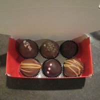 Cake Truffles Aka Cake Balls This was my first time trying to temper the chocolate for these. I messed up a little, but they ended up looking and tasting pretty good. I...