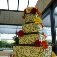 Green Scrolls green scroll work