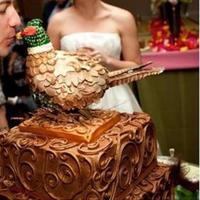Pheasant Cake Pheasant Cake decorated in buttercream and gumpaste