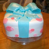 Present Cake This is a Red Velvet cake with butterscotch buttercream. I made this cake just for fun and to practice for my daughters upcoming birthday!...