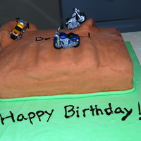 Harley Motocross Motocross/Harley race. I made this as a suprise for my friends son who is turning two today, he loves motorcycles.