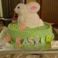 Bella's Bunny Cake made for my daughters ece party