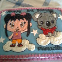 Nihao Kailan Kailan themed bday cake