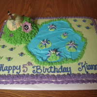 The Princess And The Frog Cake for a lil princess who loved the movie