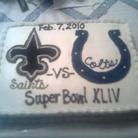 Superbowl Cake Cake I made for our Superbowl party