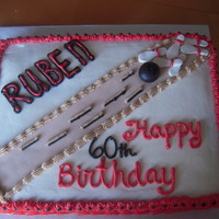 Bowling Themed Bday Birthday cake for a bowler celebrating his 60th bday