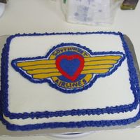 Southwest Airlines Logo This was my first attempt at a FBCT. My husband works for Southwest Airlines so I made this for him to take to work as he just moved to a...