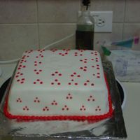 Practicing For Daughter's Wedding. I was just practicing the pattern my daughter wants on her wedding cake, which I am making, in August.