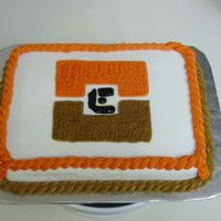 College Logo Cake This was a cake I made for a division meeting where I work. It is the college logo.