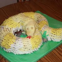 Python Cake This cake was great fun but the scales took forever. There are about 1500 scales on this cake. But the birthday boy loved it! Thanks for...